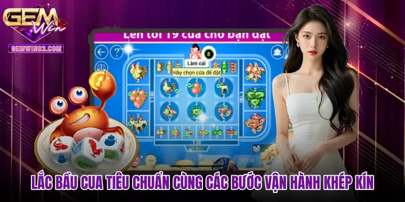 Lắc bầu cua tiêu chuẩn cùng các bước vận hành khép kín